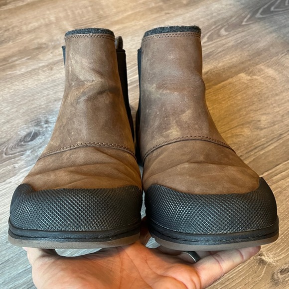 Sorel Ankeny II Chelsea Boot Brown Leather Waterproof Insulated Men 13 UK12 EU46 - Picture 5 of 9